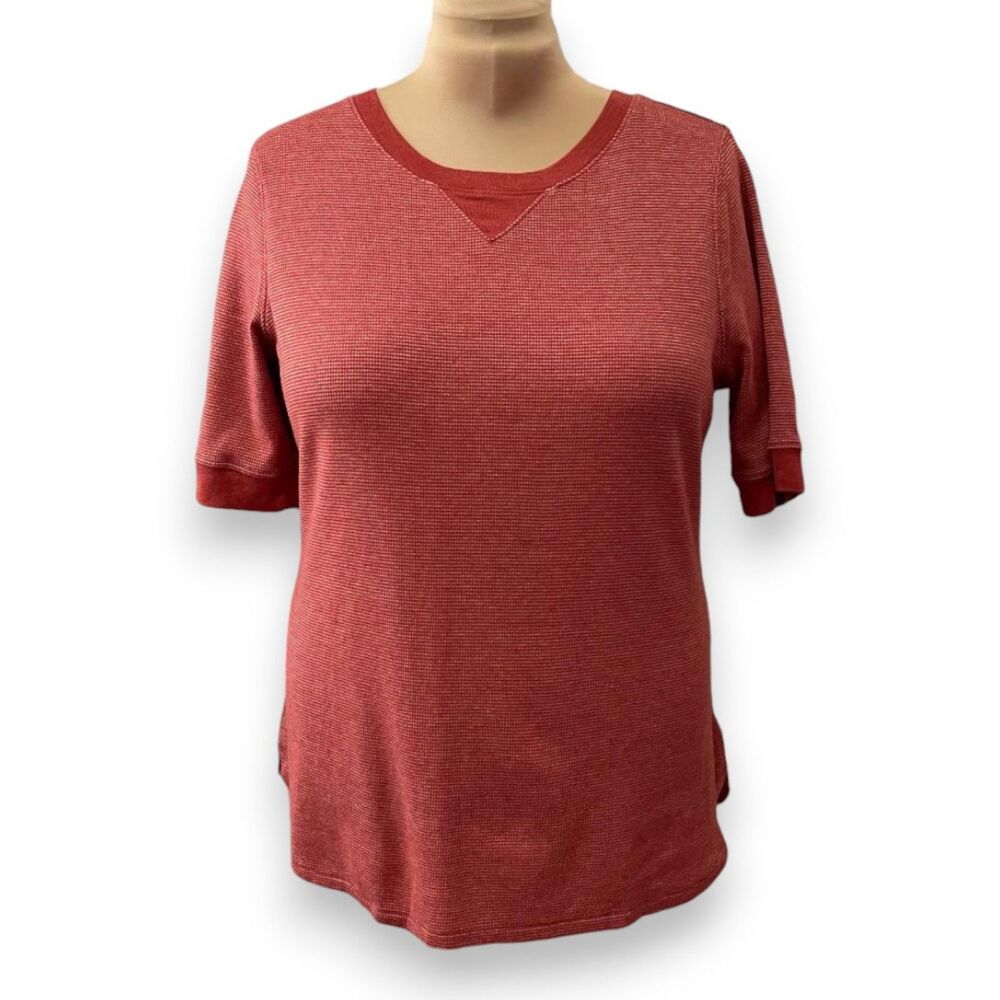 Duluth Trading Co Red Short Sleeve Tee
